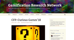 Desktop Screenshot of gamification-research.org