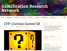 Tablet Screenshot of gamification-research.org